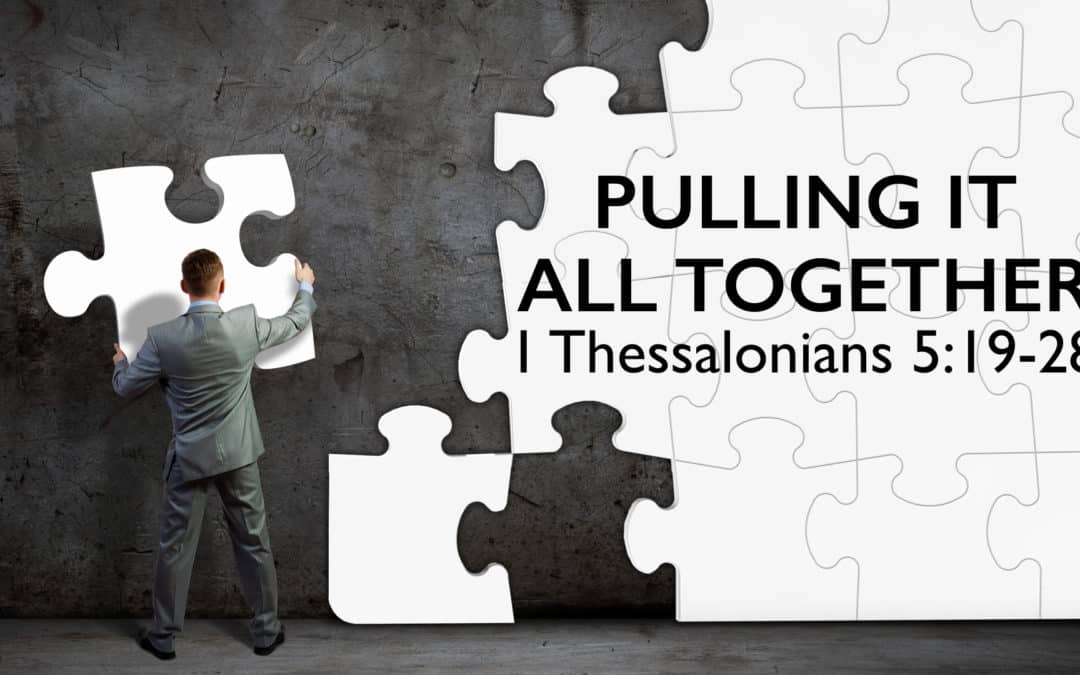 “Putting It All Together” by Pastor Chris Carter 11/13/2016 AM