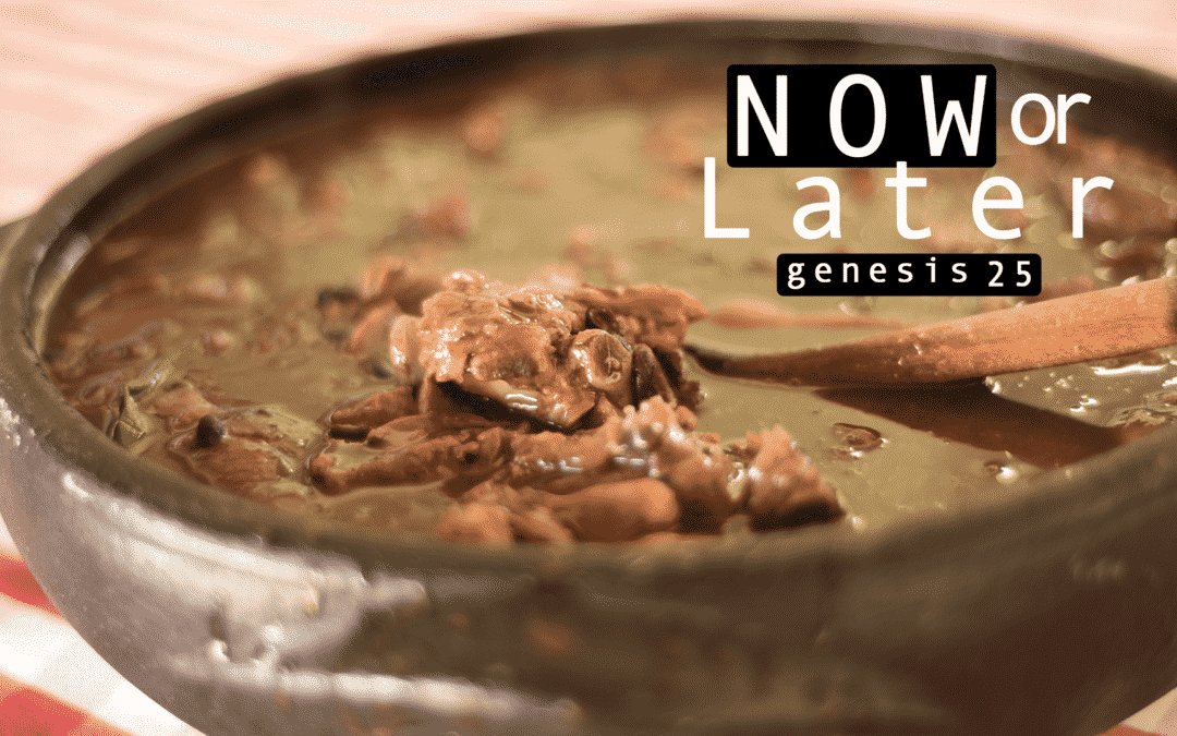 Now or Later – Genesis 25 – Chelsea Puckett